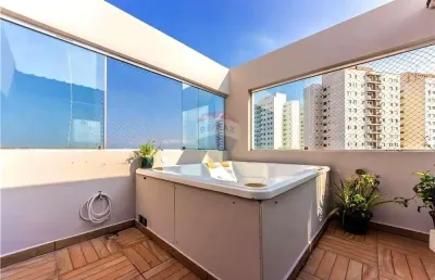 Cobertura com jacuzzi 3 dormitórios, 1 suíte, 2 vagas, avenida sargento geraldo santana, jardim marajoara r$ 1.090.000,00