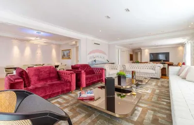 Vende apto alto padrão, 304m², são vicente de paulo 422/ 41, amplas salas, varanda, 4 suítes, 4 vagas, lazer completo, r$4.600.000