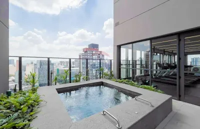 Vende apartamento semi mobiliado com 1 suíte, 1 vaga, de 41m² por r$ 940.000,00 - na av. sumaré, 241 perdizes - são paulo/sp