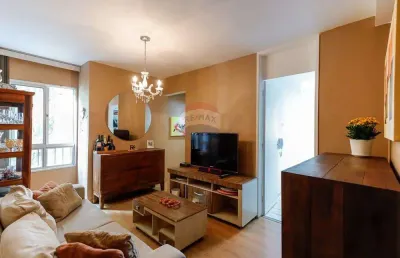 Vende apto, r. 25 de janeiro 102, 46 m², pronto para morar, 2 dorm, área de lazer, circuito cultural