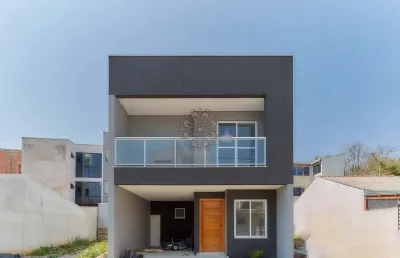 Casa com 3 quartos à venda na rua da independência, 10, são braz, curitiba, 120 m2 por r$ 599.000