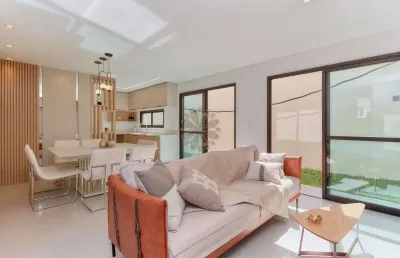 Casa em condomínio fechado com 3 quartos à venda na rua madre clélia merloni, 415, santa felicidade, curitiba, 178 m2 por r$ 1.437.000