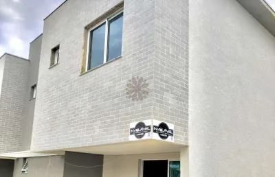 Casa em condomínio fechado com 3 quartos à venda na rua heitor wenceslau taborda, 351, balneário eliane, guaratuba, 105 m2 por r$ 600.000