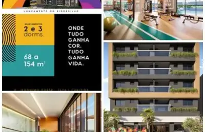 Espetacular apartamentos de 68 a 154 m² com 2 e 3 dormitórios com suíte !