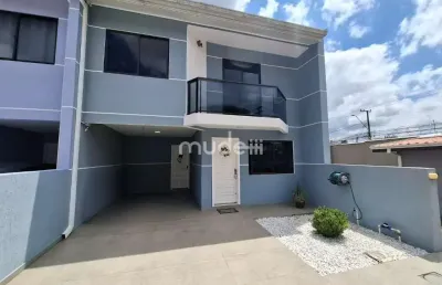 Sobrado mobiliado em condomínio no bairro bom jesus - são josé dos pinhais