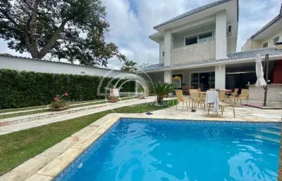 Imponente casa de luxo no recreio dos bandeirantes, rio de janeiro - 4 quartos, 4 suítes, 3 salas, 4 banheiros, 3 vagas, 620m².