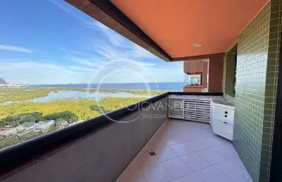 Apartamento à venda na barra da tijuca, rio de janeiro-rj: 2 quartos, 1 suíte, 2 salas, 2 banheiros, 2 vagas de garagem, 90m².