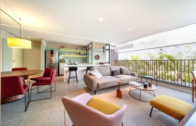 Apartamento no condomínio la casa brooklin em itaim bibi com 86m² 1 suíte 1 banheiro 1 vaga