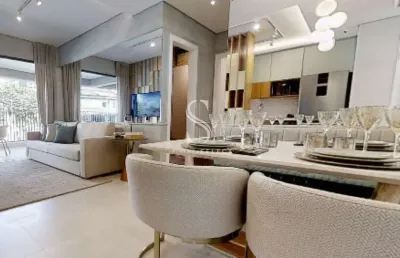 Edificio expand, apartamento de 76m² com 2 dormitorio, 1 suite, 2 banheiros e 2 vagas, em pinheiros.
