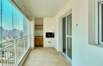 Condomínio one brooklin - apartamento de 85m2 com 2 quartos, sendo 1 suíte, 2 banheiros, 2 vagas e d