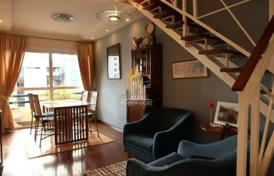 Condomínio moema sweet life - cobertura duplex 124m²,3 dormitórios sendo 1 suite, 2 banheiros 1 vaga