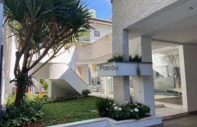 Mansão chacara inglesa 6 dormitórios à venda, 1131 m² por r$ 4.700.000 - chácara inglesa - são bernardo do campo/sp