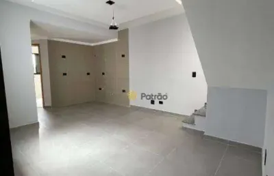 Cobertura com 2 dormitórios à venda, 43 m² por r$ 419.000,00 - vila scarpelli - santo andré/sp