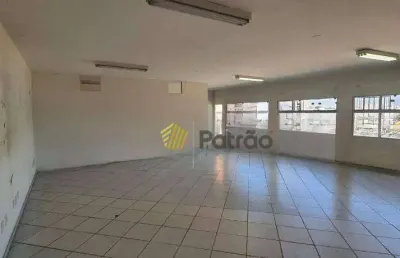 Salão para alugar, 220 m² por r$ 6.100,00/mês - parque das nações - santo andré/sp