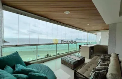 Cobertura com 4 dormitórios à venda, 300 m² por r$ 16.000.000 - riviera - bertioga/sp / oportunidade!