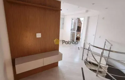 Cobertura com 3 dormitórios à venda, 86 m² por r$ 500.000,00 - casa branca - santo andré/sp