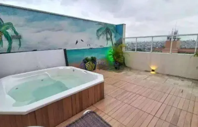 Cobertura à venda, 255 m² por r$ 3.500.000,00 - santa paula - são caetano do sul/sp