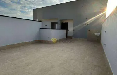 Cobertura com 2 dormitórios à venda, 98 m² por r$ 499.000,00 - vila scarpelli - santo andré/sp