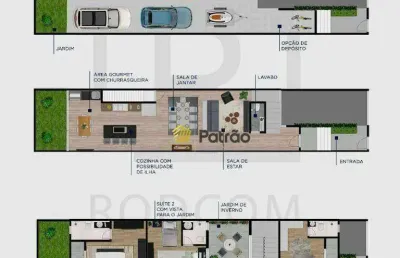 Sobrado à venda, 279 m² por r$ 1.380.000,00 - santa maria - são caetano do sul/sp