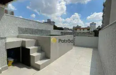 Cobertura com 3 dormitórios à venda, 140 m² por r$ 920.000,00 - jardim bela vista - santo andré/sp