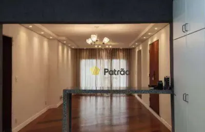 Apartamento com 3 dormitórios para alugar, 140 m² por r$ 4.170,00/mês - vila valparaíso - santo andré/sp