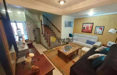 Sobrado com 3 dormitórios à venda, 200 m² por r$ 1.150.000,00 - vila scarpelli - santo andré/sp