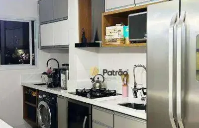 Apartamento com 2 dormitórios à venda, 56 m² por r$ 425.000,00 - centro - são bernardo do campo/sp