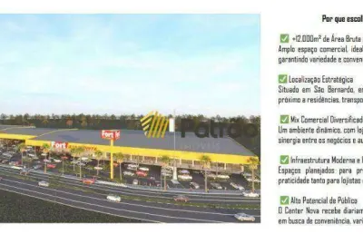 Salão para alugar, 45 m² por r$ 7.994,94/mês - nova petrópolis - são bernardo do campo/sp