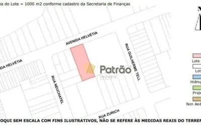 Terreno à venda, 1000 m² por r$ 1.750.000,00 - taboão - são bernardo do campo/sp