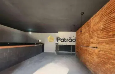 Salão para alugar, 250 m² por r$ 12.893,40/mês - jardim - santo andré/sp