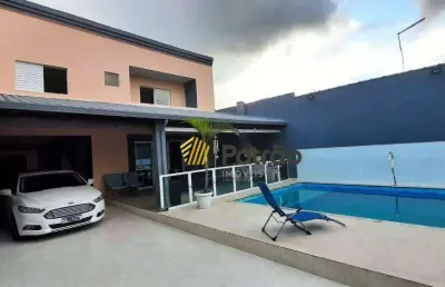 Sobrado com 5 dormitórios, 250 m² - venda por r$ 850.000,00 ou aluguel por r$ 7.690,00/mês - parque jequitiba - itanhaém/sp