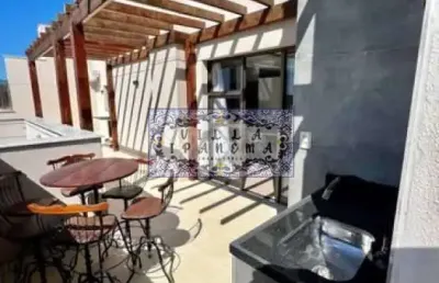Cobertura com 3 quartos à venda na estrada coronel pedro correia, jacarepaguá, rio de janeiro, 163 m2 por r$ 1.400.000