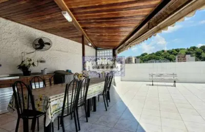 Cobertura com 3 quartos à venda na rua pedro teles, praça seca, rio de janeiro, 190 m2 por r$ 379.000