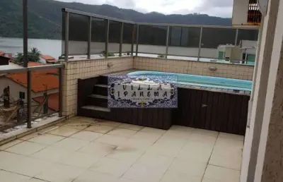 Cobertura com 3 quartos à venda na rua professor manuel josé ferreira, piratininga, niterói, 200 m2 por r$ 2.000.000