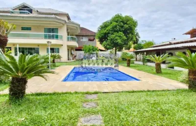 Casa em condomínio fechado com 5 quartos à venda na estrada dos bandeirantes, vargem pequena, rio de janeiro, 1100 m2 por r$ 2.200.000