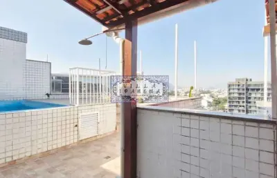 Cobertura com 4 quartos para alugar na rua alfredo volpi, recreio dos bandeirantes, rio de janeiro, 230 m2 por r$ 4.000