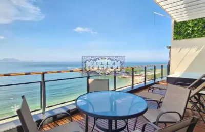 Cobertura com 7 quartos à venda na avenida atlântica, copacabana, rio de janeiro, 448 m2 por r$ 16.700.000