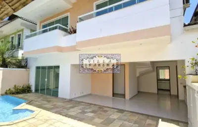 Casa em condomínio fechado com 4 quartos para alugar na rua manhuaçu, vargem grande, rio de janeiro, 220 m2 por r$ 8.000