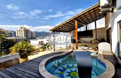 Cobertura com 4 quartos à venda na rua alberto cavalcanti, recreio dos bandeirantes, rio de janeiro, 290 m2 por r$ 1.490.000