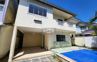Casa em condomínio fechado com 4 quartos à venda na estrada dos bandeirantes, vargem pequena, rio de janeiro, 190 m2 por r$ 491.000