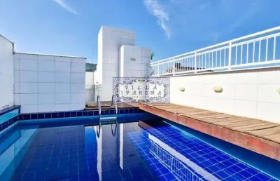 Cobertura com 3 quartos para alugar na rua marechal mascarenhas de morais, copacabana, rio de janeiro, 350 m2 por r$ 11.500