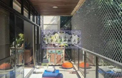 Apartamento com 4 quartos à venda na avenida general san martin, leblon, rio de janeiro, 203 m2 por r$ 4.850.000