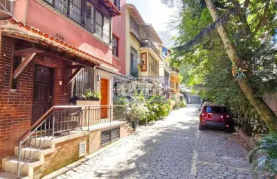 Casa em condomínio fechado com 3 quartos à venda na rua do humaitá, humaitá, rio de janeiro, 110 m2 por r$ 1.600.000