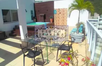 Cobertura com 3 quartos para alugar na rua teixeira heizer, recreio dos bandeirantes, rio de janeiro, 148 m2 por r$ 6.500