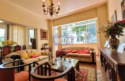 Apartamento com 3 quartos à venda na rua carvalho de mendonça, copacabana, rio de janeiro, 156 m2 por r$ 950.000
