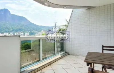 Flat com 2 quartos à venda na avenida epitácio pessoa, lagoa, rio de janeiro, 62 m2 por r$ 1.200.000