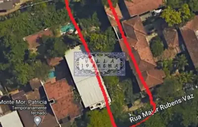 Terreno à venda na rua major rúbens vaz, gávea, rio de janeiro, 360 m2 por r$ 3.900.000