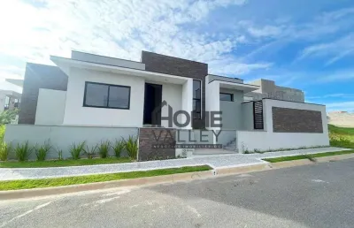 Linda casa a venda em condomínio de valinhos, 3 suítes, valinhos-sp