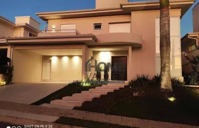 Casa com 3 dormitórios à venda, 280 m² por r$ 3.300.000,00 - condomínio reserva das palmeiras - valinhos/sp