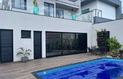 Casa com 4 dormitórios à venda, 285 m² por r$ 1.960.000,00 - residencial villa do sol - valinhos/sp